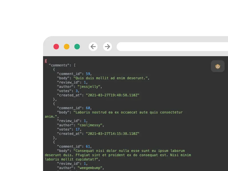 Preview image of House of Games API - The Games Review API provides a scalable and reliable platform for managing game reviews, making it an integral part of the House of Games website's backend infrastructure.